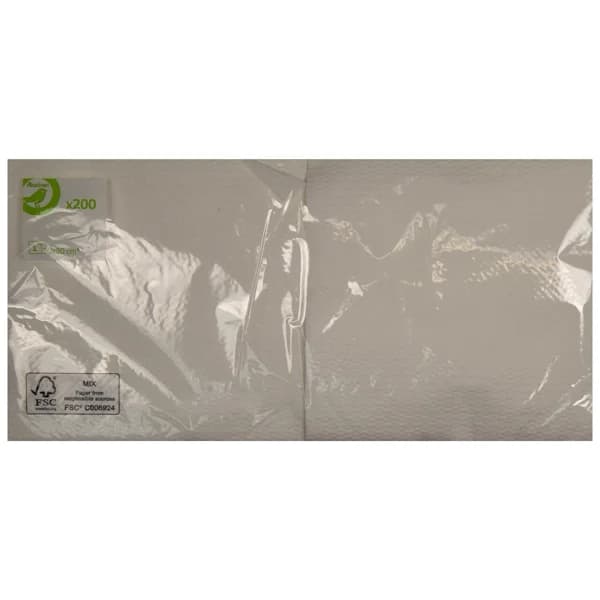 PRODUCTO ECONÓMICO ALCAMPO Servilletas de papel desechables blancas, 1 capa 30 X 30 cm PRODUCTO ECONÓMICO ALCAMPO 200 uds. - 1 ud - Imagen del producto en Findit