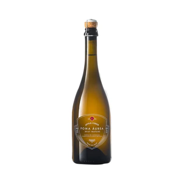 POMA Áurea Sidra natural espumosa brut nature con D.O.P Sidra de Asturias botella 70 cl. - 1 ud - Imagen del producto en Findit