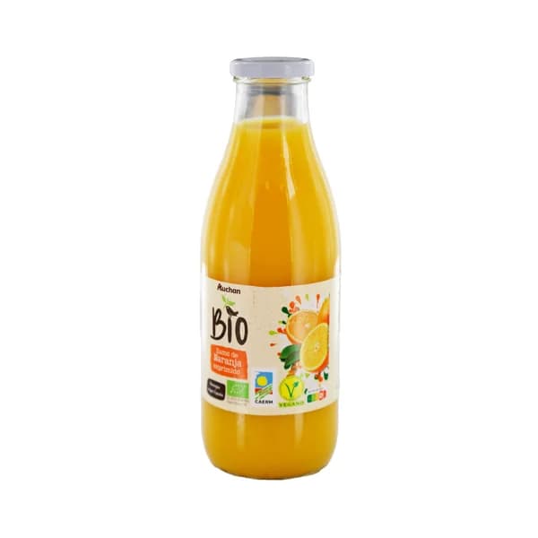 PRODUCTO ALCAMPO Bio Zumo de naranja exprimido procedente de agricultura ecológica bote 1 l. - 1 l - Imagen del producto en Findit