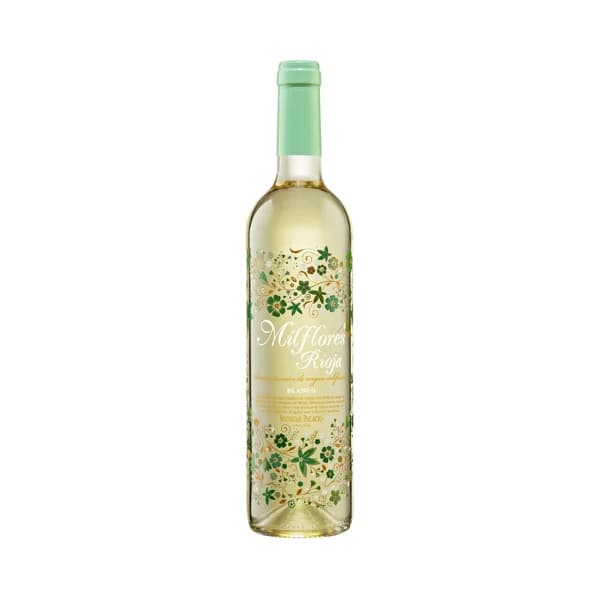 MILFLORES  Vino blanco con D.O. Ca. Rioja MILFLORES botella de 75 cl. - 1 ud - Imagen del producto en Findit