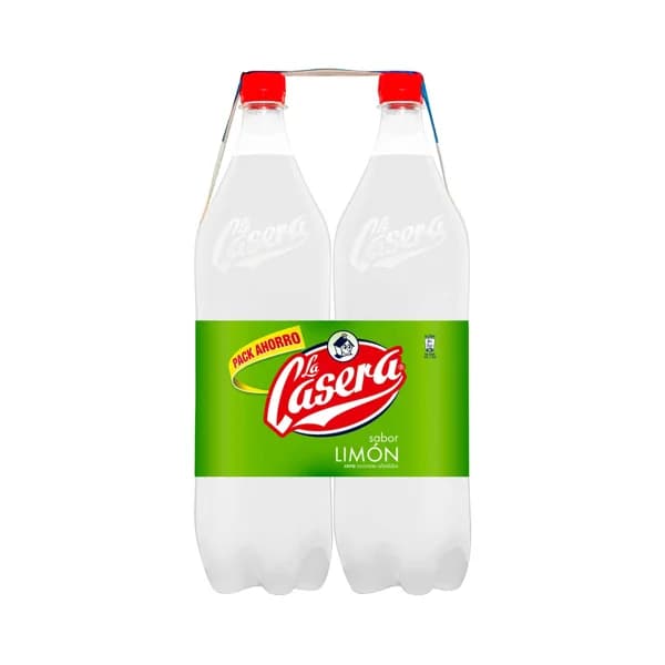 LA CASERA Refresco de limón pack de 2 botellas de 1,5 litros - 3 l - Imagen del producto en Findit