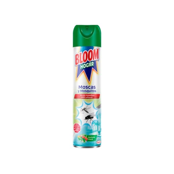 BLOOM Insecticida aerosol moscas y mosquitos hogar BLOOM 600 ml. - 0.6 l - Imagen del producto en Findit