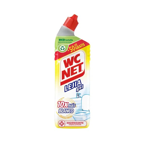 WC NET Gel limpiador WC blanco extra WC NET 750 ml. - 0.8 l - Imagen del producto en Findit