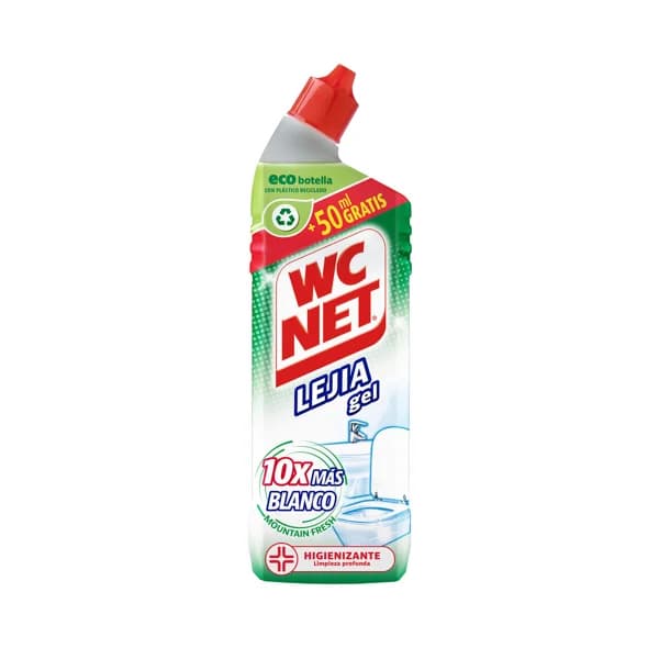WC NET Gel limpiador WC aroma verde eucalipto WC NET 750 ml. - 0.8 l - Imagen del producto en Findit