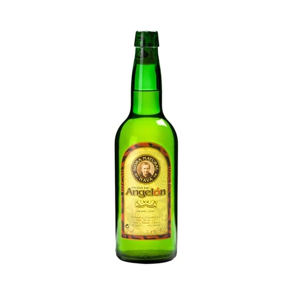 VIUDA DE ANGELÓN Sidra natural para escanciar botella 70 cl. - 1 ud - Imagen del producto en Findit