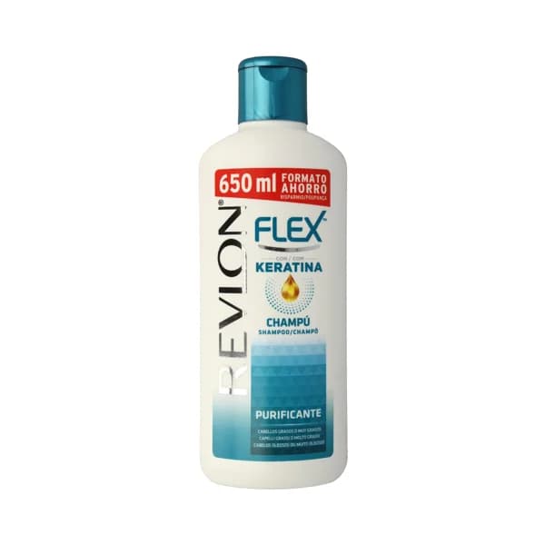 FLEX Champú con keratina y tilosina, para cabellos grasos o muy grasos FLEX de Revlon 650 ml. - 0.65 l - Imagen del producto en Findit