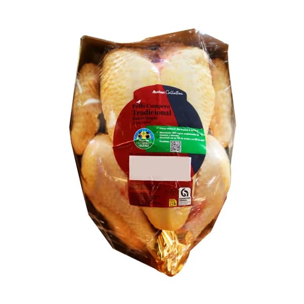 ALCAMPO CULTIVAMOS LO BUENO  Pollo campero tradicional, entero y limpio. - 1 ud - Imagen del producto en Findit
