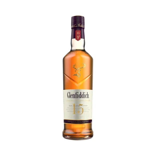 GLENFIDDICH Whisky single malt escocés 15 años 70 cl. - 0.7 l - Imagen del producto en Findit