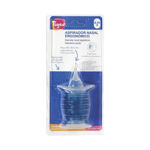 Aspirador nasal ergonómico, TIGEX. - 1 ud - Imagen del producto en Findit