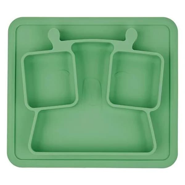 Plato antideslizante dividido en compartimentos, BADABULLE. - 1 ud - Imagen del producto en Findit