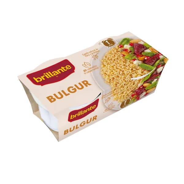 BRILLANTE Bulgur en tarrina paquete de  2 uds. x 125 g. - 0.25 kg - Imagen del producto en Findit
