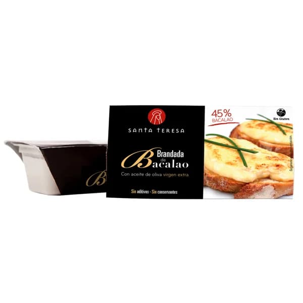 SANTA TERESA Brandada de Bacalao, elaborada con aceite de oliva virgen extra y sin aditivos ni consevantes SANTA TERESA 170 g. - 0.17 kg - Imagen del producto en Findit