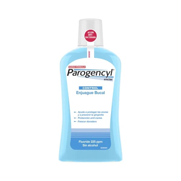PAROGENCYL Enjuague bucal sin alcohol, con acción anti bacteriana y sabor a menta PAROGENCYL Control 500 ml. - 0.5 l - Imagen del producto en Findit