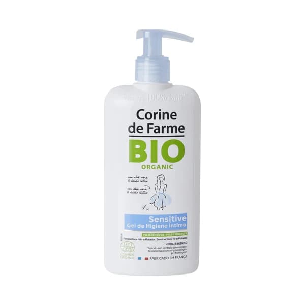 CORINE DE FARME Gel de higiene íntima, especial pieles sensibles CORINE DE FARMA Bio organic 250 ml. - 0.25 l - Imagen del producto en Findit