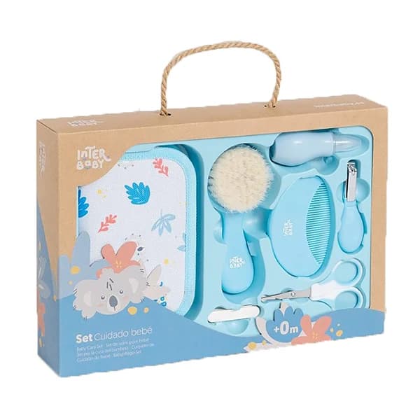 Set de higiene con neceser de koala azul, INTERBABY. - 1 ud - Imagen del producto en Findit