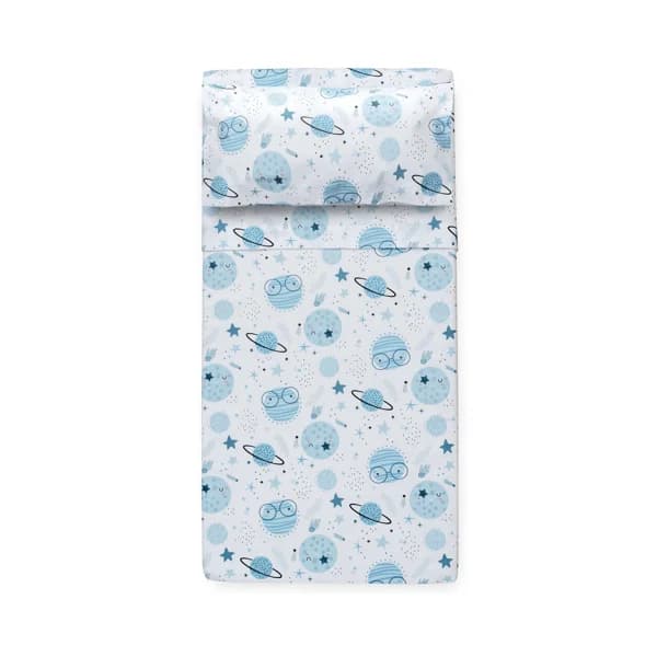 Tríptico para cuna, color azul, INTERBABY Space. - 1 ud - Imagen del producto en Findit
