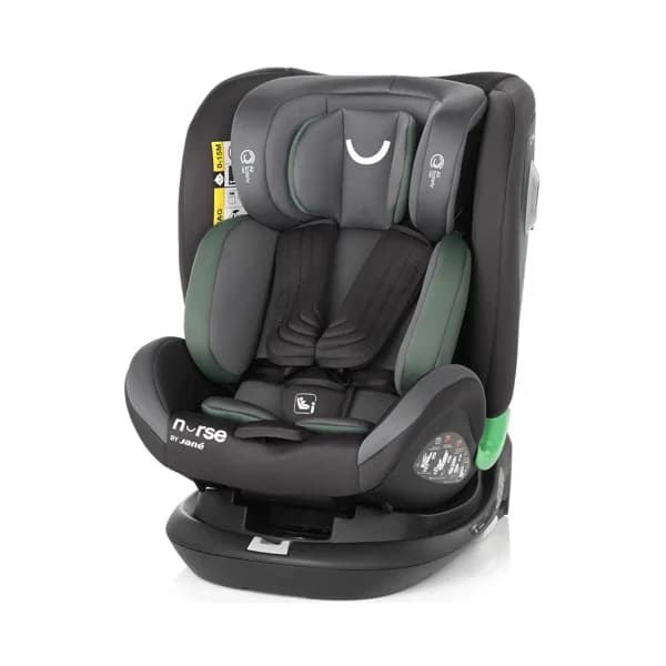 Silla de auto para grupo 0+/1/2/3 ISOFIX, Cruiser Isize Giratoria 360º Nurse by Jane, CRUISER I-SIZE DE 40 A 150 GRIS VERDE. - 1 ud - Imagen del producto en Findit