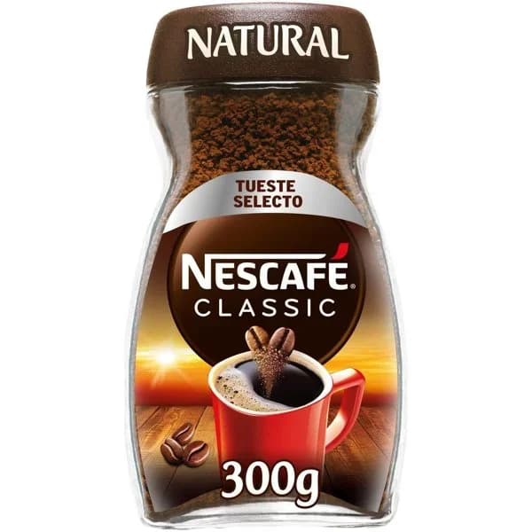Café soluble natural NESCAFÉ, frasco 300 g - 0.1 kg - Imagen del producto en Findit
