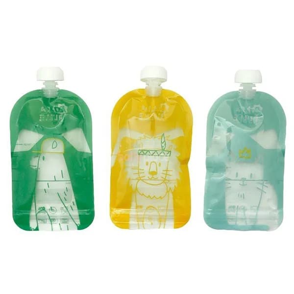 Set de 15 bolsitas de comida reutilizbles, BABYMOOV - 1 ud - Imagen del producto en Findit