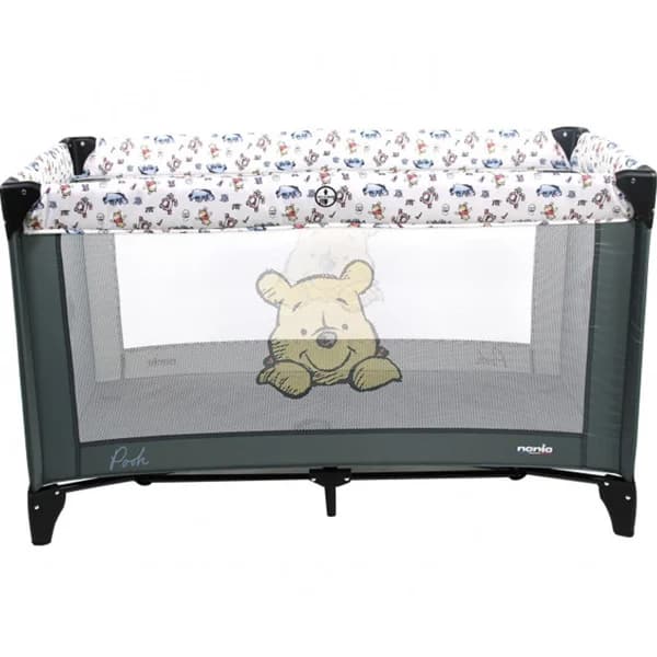 Cuna de viaje para bebé Soda WINNIE hasta los 15kg, color gris, 125x76x65cm. - 1 ud - Imagen del producto en Findit