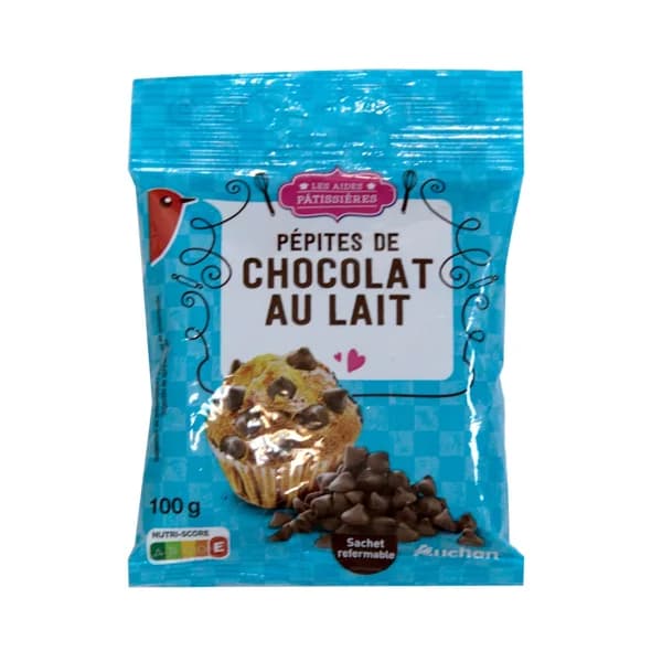 PRODUCTO ALCAMPO Pepitas de chocolate con leche 100 g. - 0.1 kg - Imagen del producto en Findit