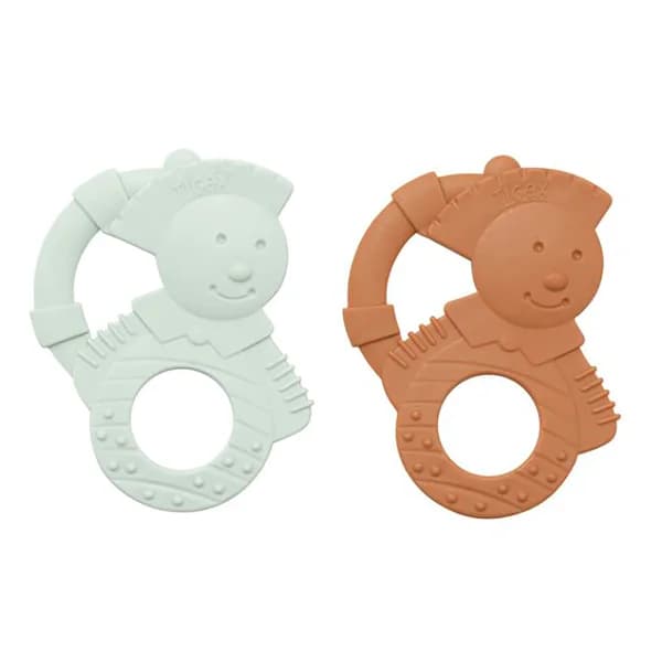2 Anillos dentición Mousse, primera etapa para bebé,TIGEX. - 1 ud - Imagen del producto en Findit