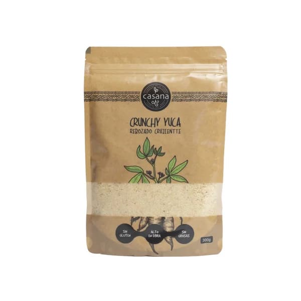 CASANA Crunchy yuca ecológica (rebozado crujiente) CASANA 300 g. - 0.3 kg - Imagen del producto en Findit