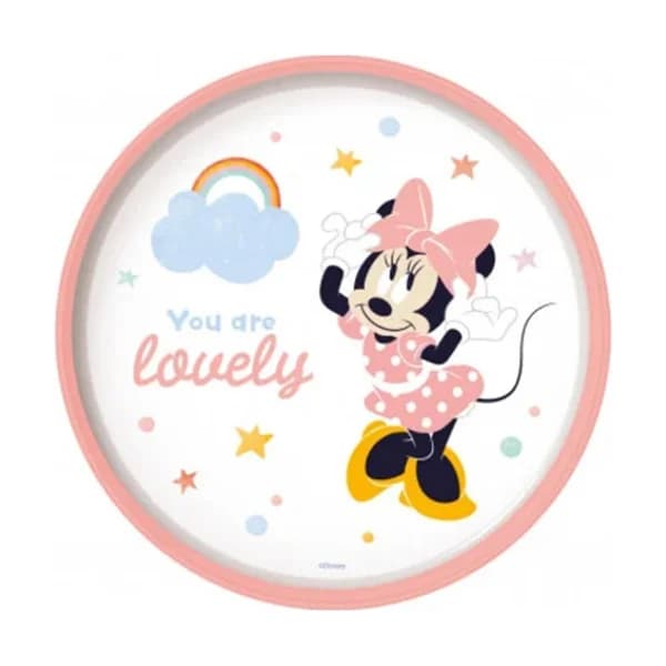 Plato infantil rosa MINNIE MOUSE. - 1 ud - Imagen del producto en Findit