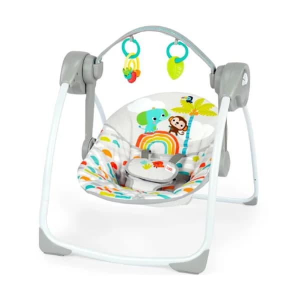 Columpio portátil para bebé BRIGHT STARTS Playful Paradise, de 0 a 9 meses. - 1 ud - Imagen del producto en Findit