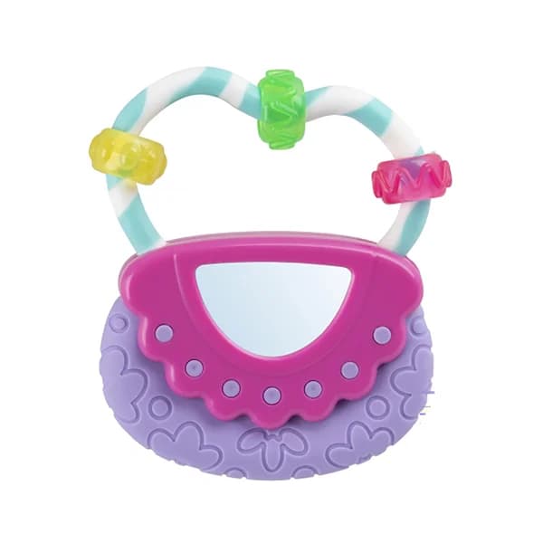 Mordedor bolsita rosa, PLAYGRO. - 1 ud - Imagen del producto en Findit