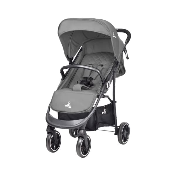 Cochecito de paseo trío ASALVO OSLO de 0 a 22 kg, con capazo, silla paseo y silla auto, color gris. - 1 ud - Imagen del producto en Findit