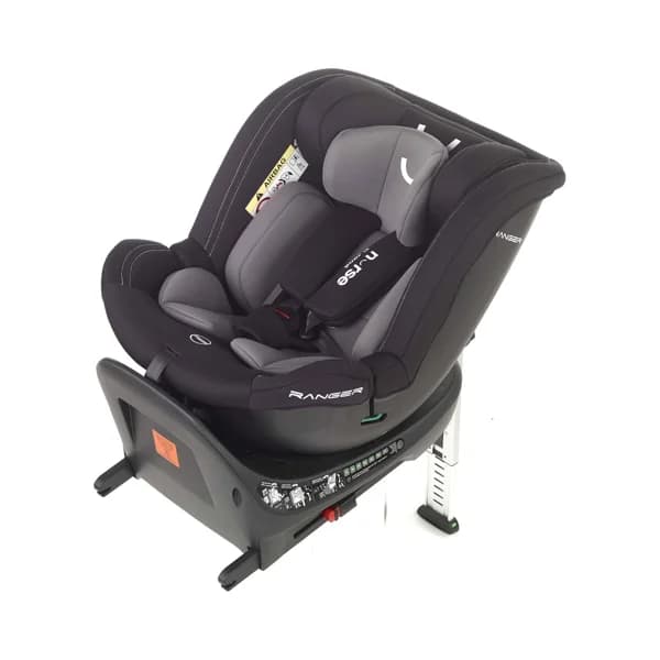 Silla auto giratoria NURSE by JANÉ RANGER ISOFIX, desde 0 meses a 150cm, color negro y gris. - 1 ud - Imagen del producto en Findit