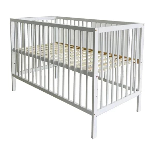 Cuna de madera PLATIMYR SNOW de 0 a 36 meses, 120x60x81cm, - 1 ud - Imagen del producto en Findit