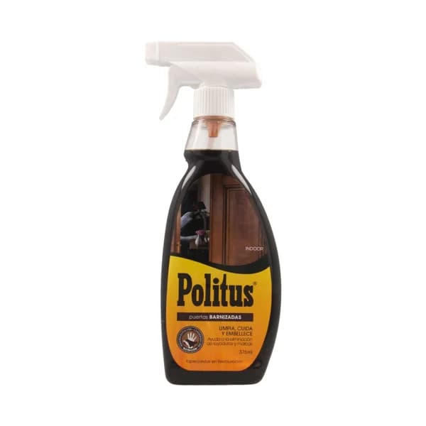POLITUS Producto para limpieza de puertas barnizadas (limpia, cuida y embellece) POLITUS 375 ml. - 0.38 l - Imagen del producto en Findit
