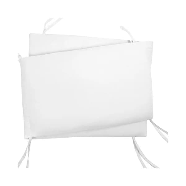 Protector de cuna liso, color blanco, INTERBABY - 1 ud - Imagen del producto en Findit