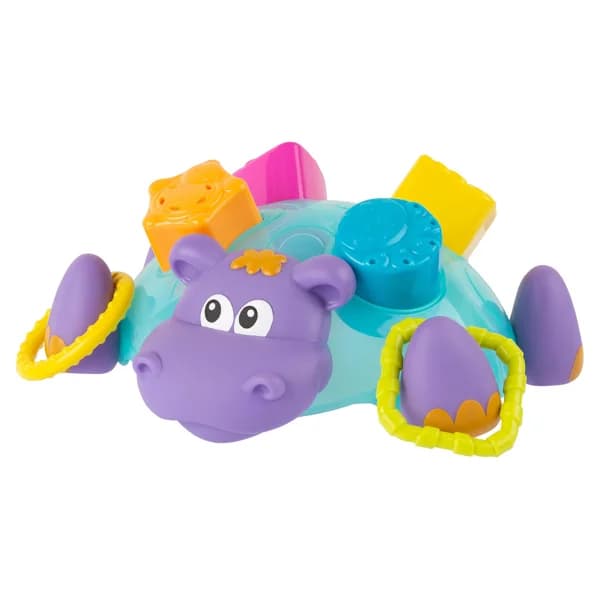 Hipopótamo flotante con clasificador de formas para baño, PLAYGRO. - 1 ud - Imagen del producto en Findit