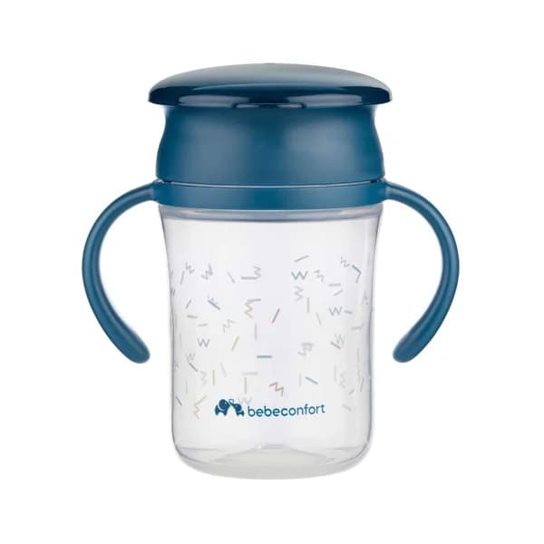 BEBECONFORT Vaso antivuelco 360º, de 280ml., color azul. - 1 ud - Imagen del producto en Findit