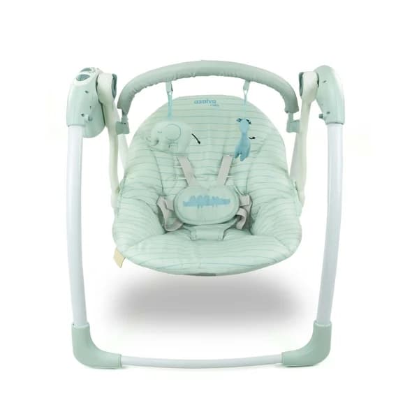 Hamaquita evolutiva con música hasta 9Kg, color verde, ASALVO - 1 ud - Imagen del producto en Findit