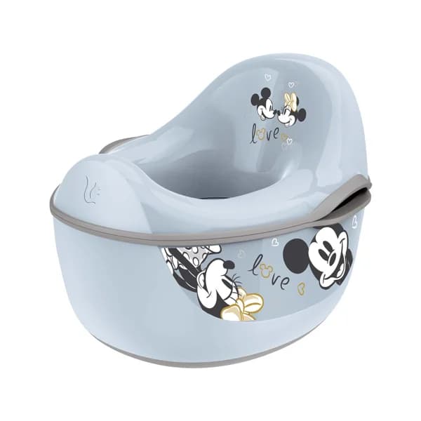 Orinal azul con escalón para niños y bebés, contenedor de Bandeja extraíble, 4 en 1, diseño Mickey. - 1 ud - Imagen del producto en Findit
