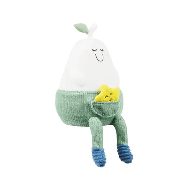 Lámpara de luz de noche para bebes, de silicona bertie, de color blanco con verde, BABYMOOV. - 1 ud - Imagen del producto en Findit