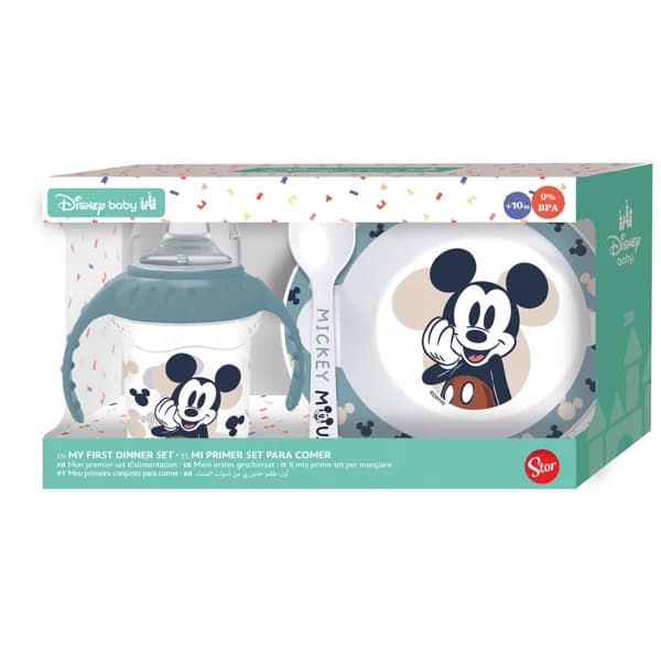 Set de 3 piezas, plato+cuchara+taza, DISNEY. - 1 ud - Imagen del producto en Findit