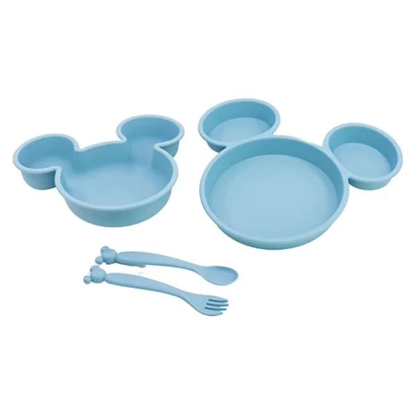 Set de 4 piezas, plato + cuenco + cubierto, DISNEY. - 1 ud - Imagen del producto en Findit