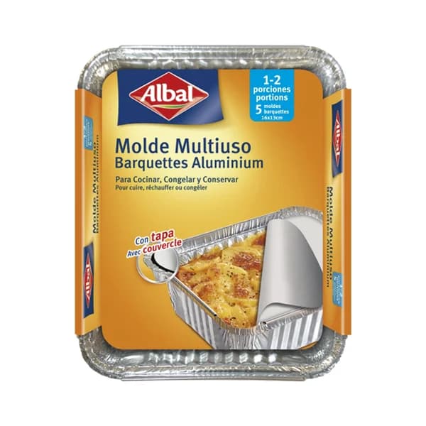 ALBAL Moldes de aluminio igloo 1/2 litro ALBAL 5 uds. - 1 ud - Imagen del producto en Findit