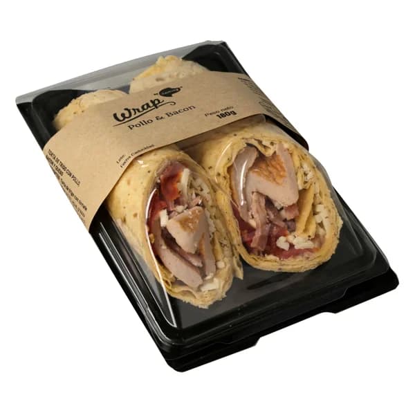 ÑAMING Torta de trigo rellena de pollo, bacon y queso 2 x 90 g. - 0.18 kg - Imagen del producto en Findit