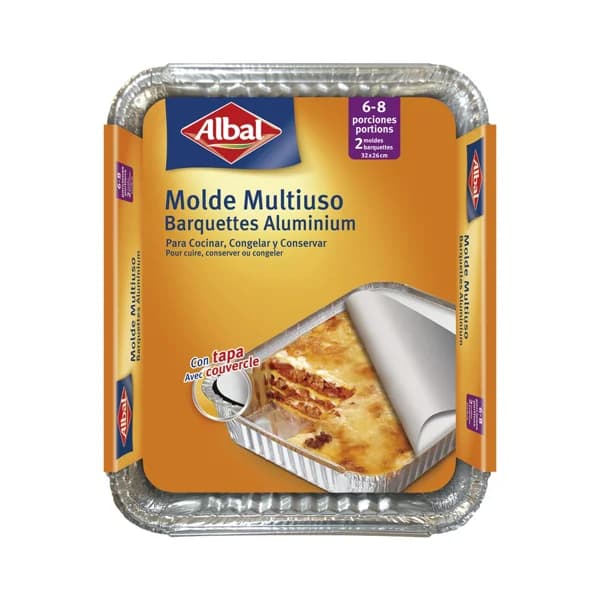 ALBAL Molde de aluminio para ensaladera ALBAL 2 uds. - 1 ud - Imagen del producto en Findit