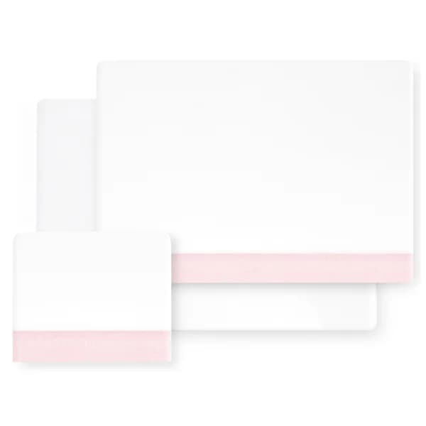 Tríptico para cuna básico azul y rosa INTERBABY - 1 ud - Imagen del producto en Findit