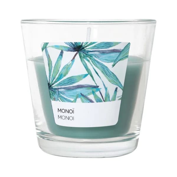 Vela en vaso perfumada aroma monoi, tamaño S, ACTUEL. - 1 ud - Imagen del producto en Findit