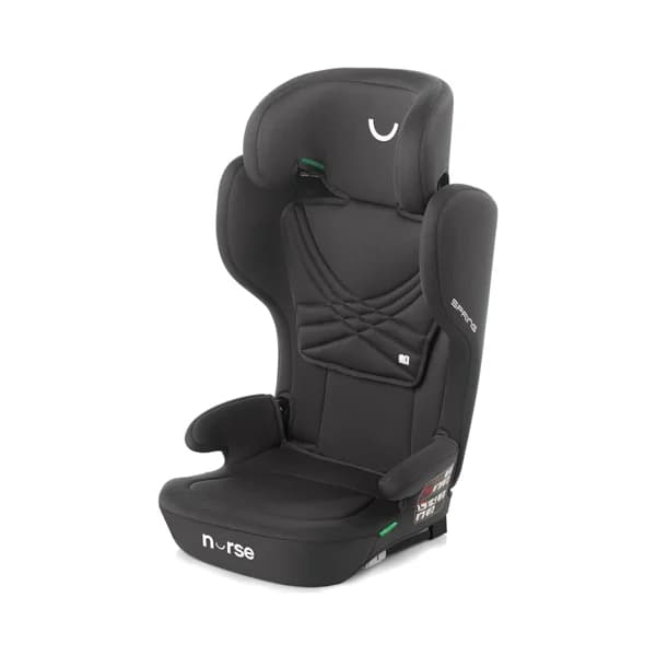 Elevador de auto Spring NURSE by JANÉ, con sistema ISOFIX, I-Size (100-150cm), 4 a 12 años, color negro. - 1 ud - Imagen del producto en Findit