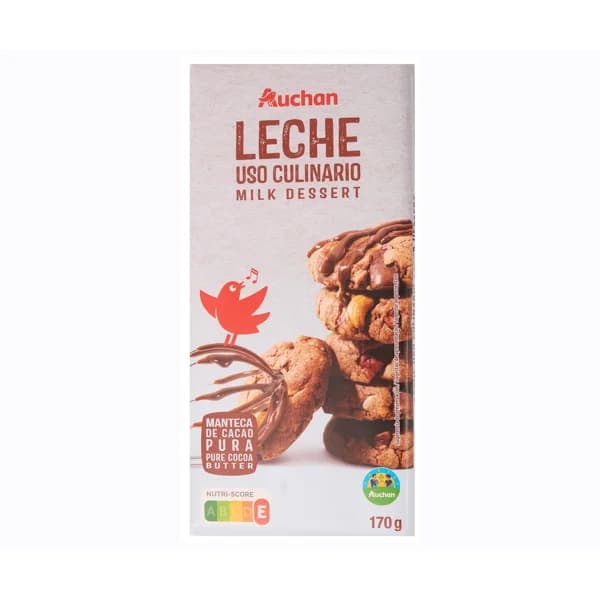 PRODUCTO ALCAMPO Chocolate con leche para uso culinario tableta 170 g. - 0.17 kg - Imagen del producto en Findit