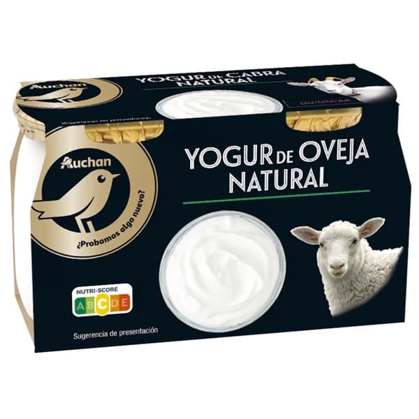 ALCAMPO GOURMET Yogur natural de leche de oveja 2 x 115 g. - 0.23 kg - Imagen del producto en Findit
